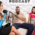 The Brazzers Podcast: Episode 19: Luna Star hosts our latest ZZ Podcast, with her special guests Kylie Rocket and Charles Dera. Luna’s extra excited because she hasn’t had sex with Kylie yet... but all good things come to those who wait! Learn what it takes to be a real porn star, with Kylie and Charles sharing insights about their experience in the industry. It takes passion, professionalism and lots of energy, and these three have it all! But don’t just take their word for it, watch them in action when they step away from the mics and strip down for a hot threesome!
